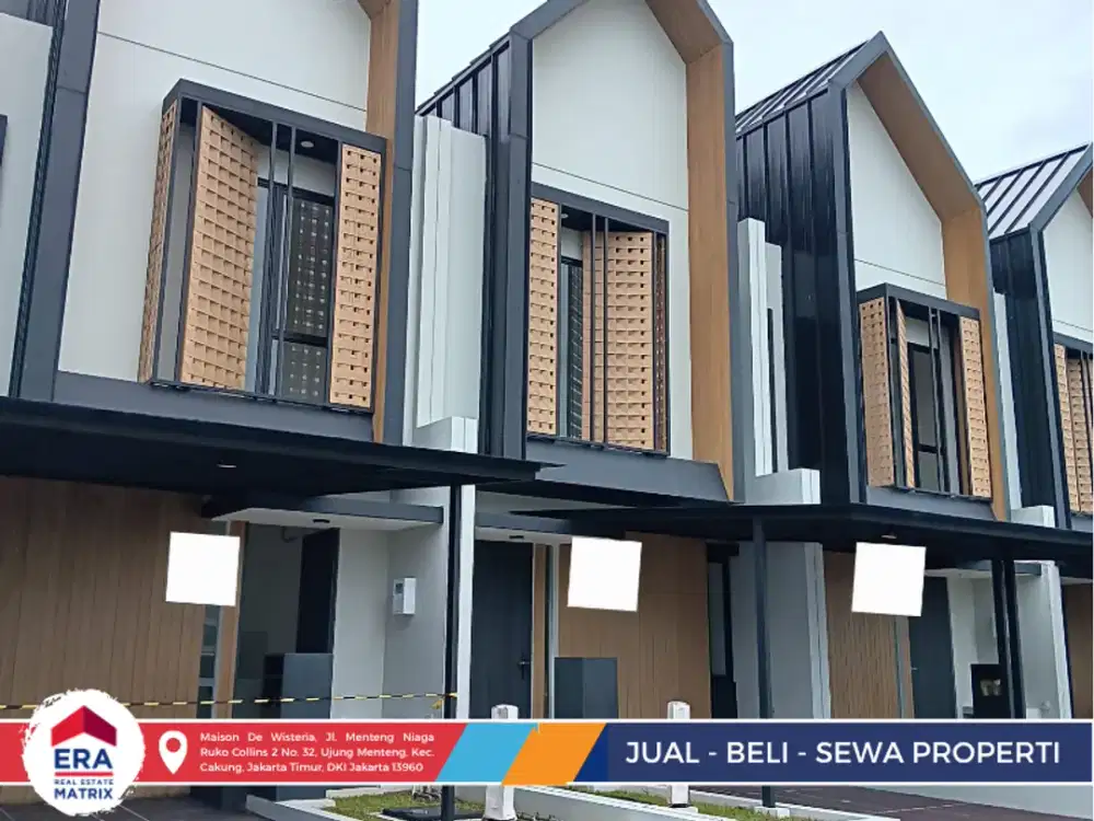 [DISEWAKAN] Rumah Cantik Full Furnish 3 KT Hadap Selatan, Cluster Mahakam JGC - 60 Jt/Thn