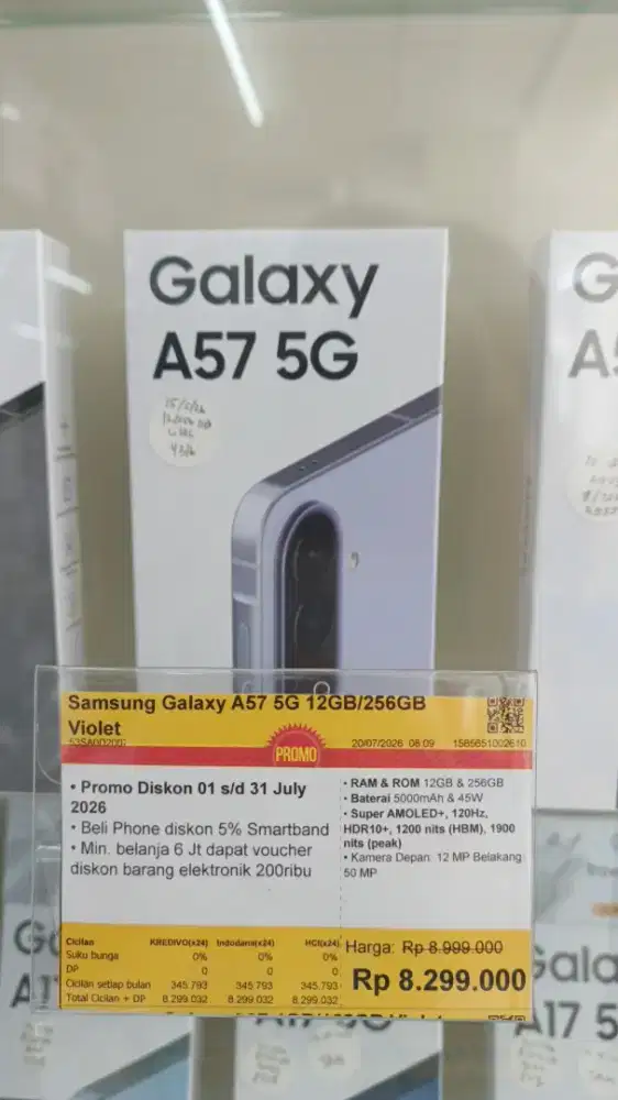 Samsung A57 garansi resmi