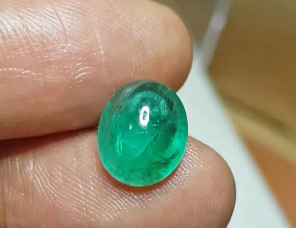 batu cincin zambrud / emerald antik