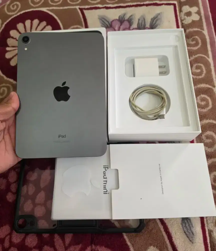 ipad Mini 6 256gb lengkap fulset original,mulus like new