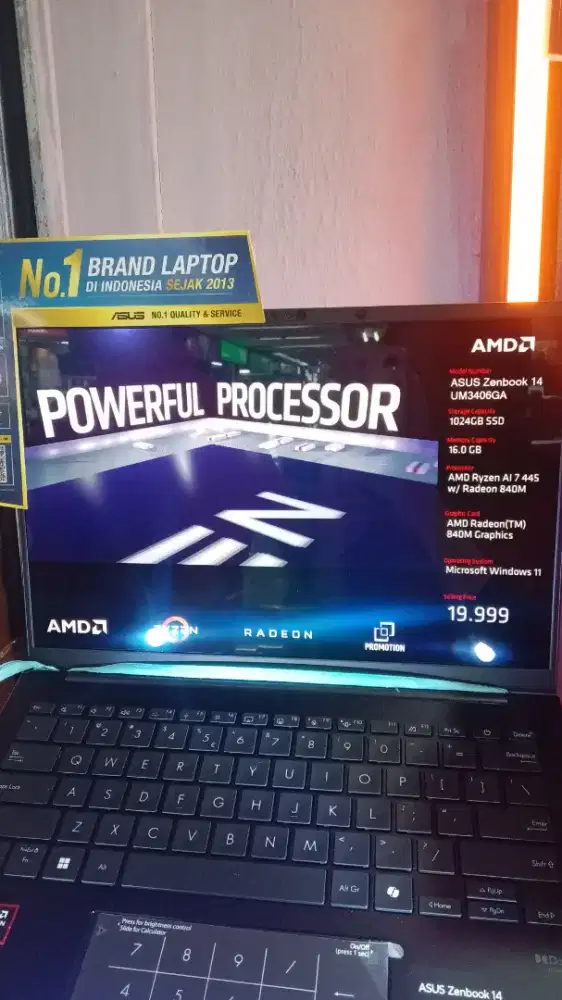 CICILAN TANPA KARTU KREDIT ASUS ZENBOOK 14