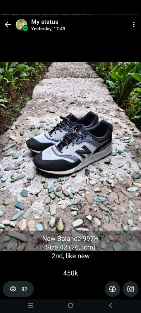 New Balance 997H size 42