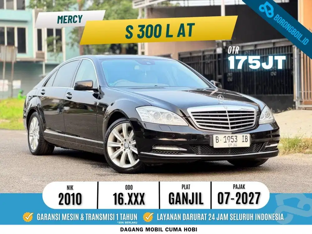 KM 16RB! Mercedes Benz S 300 L (W211) AT 2010 Obsidian Black