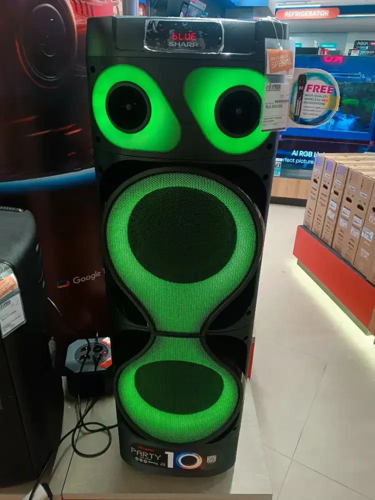 Speaker Party SHARP bisa Kredit cuma pakai KTP Tanpa DP