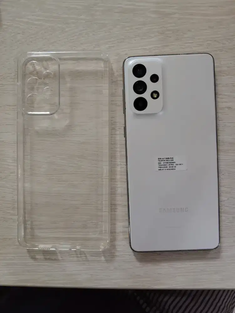 Samsung A73 putih minus
