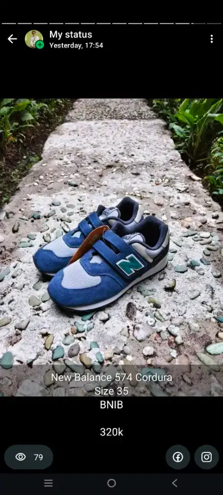 New Balance 574 Cordura size 35