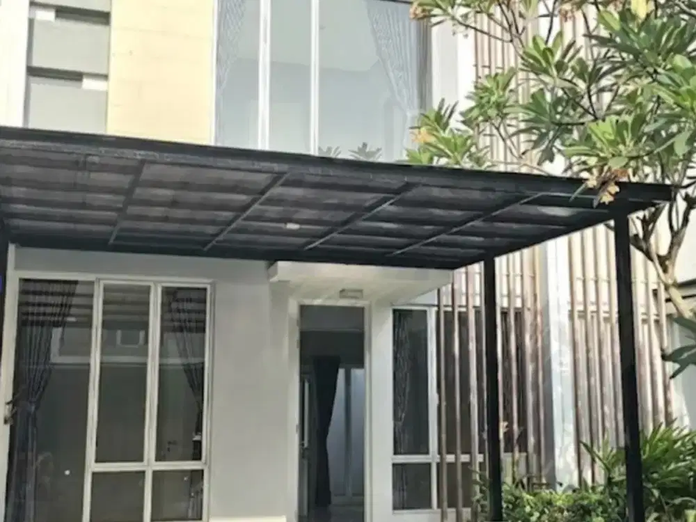 Sewa Rumah SHM Yarra JGC Semi Furnish - Free 1 AC, Gorden & Carport 2 Mobil