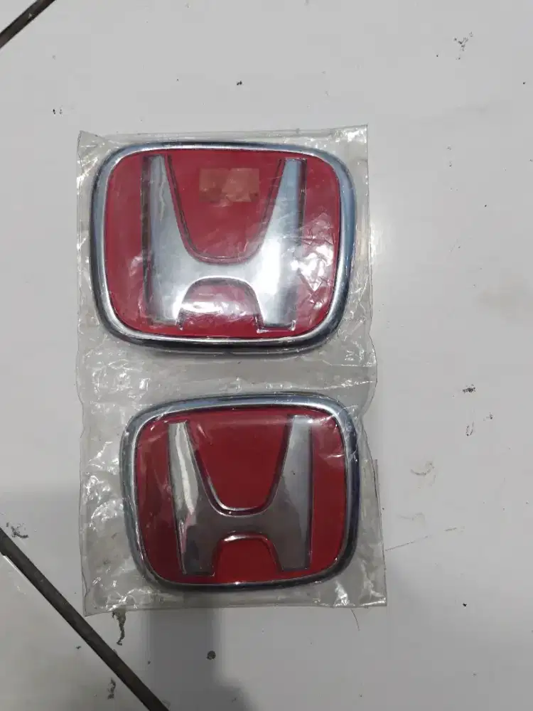 Emblem Honda Merah Classic Import