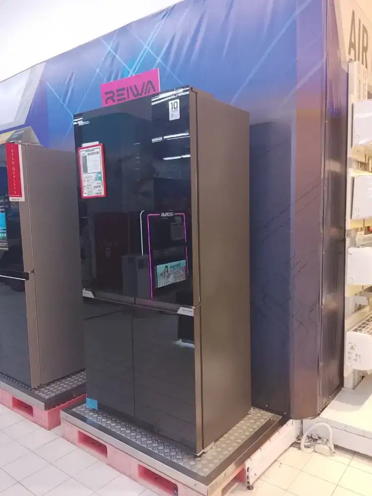 cicilan reiwa fridge 4d, DP 0% free 2×