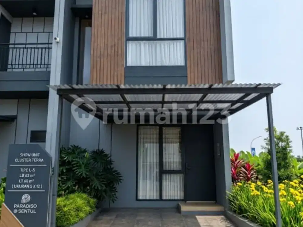 Rumah Cantik Tipe Parva L5 di Paradiso @Sentul