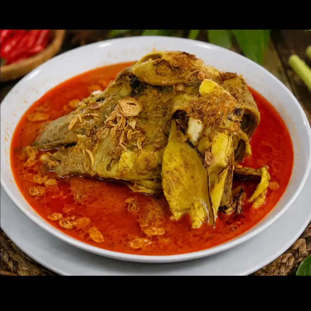 Kepala kambing utuh matang