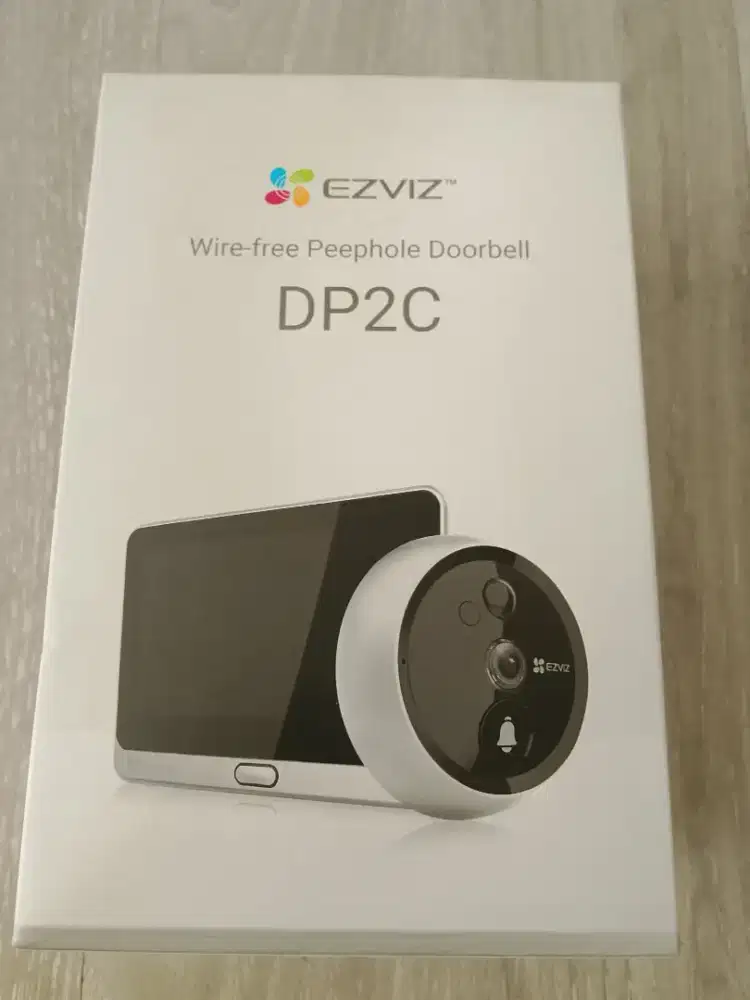 Bel Pintu Doorbell EZVIZ DP2C Wire Free Peephole Doorbell