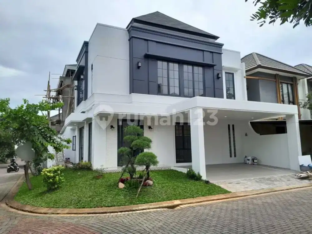 Rumah Klasik Modern 2 Lantai Banjir di Cluster Nusaloka BSD City