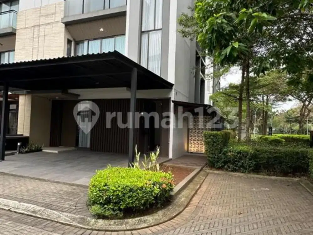 Rumah Cantik Hoek Semi Furnish di Zora BSD