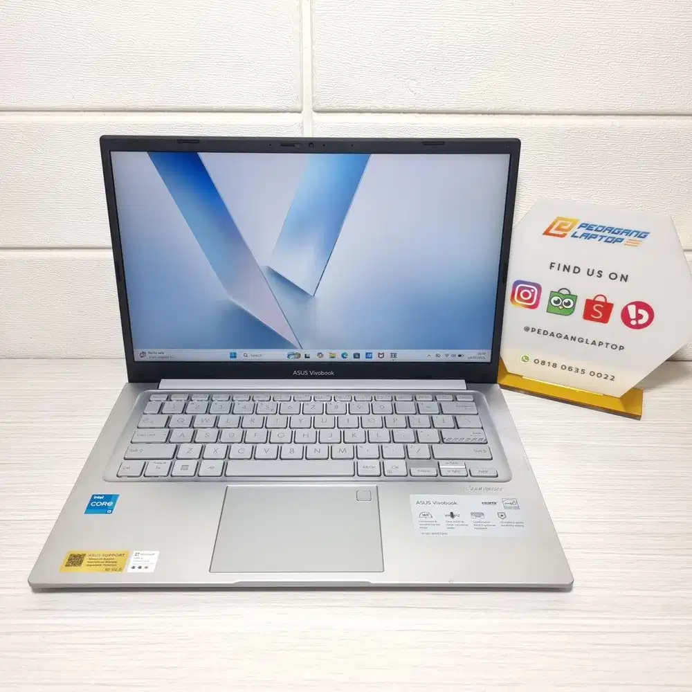 ASUS VIVOBOOK 14 A1404VA-VIPS3856M Core i3-1315U RAM 8GB SSD 512GB FHD