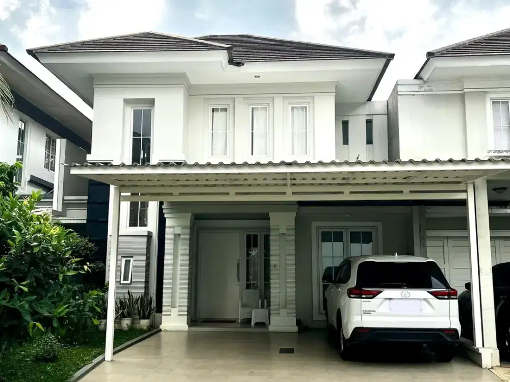 Dijual Rumah Cantik Baru Renov di Cluster SUtera Olivia Alam Sutera, Tangerang Selatan