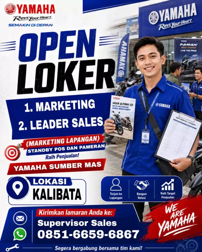 Loker marketing dan Leader
