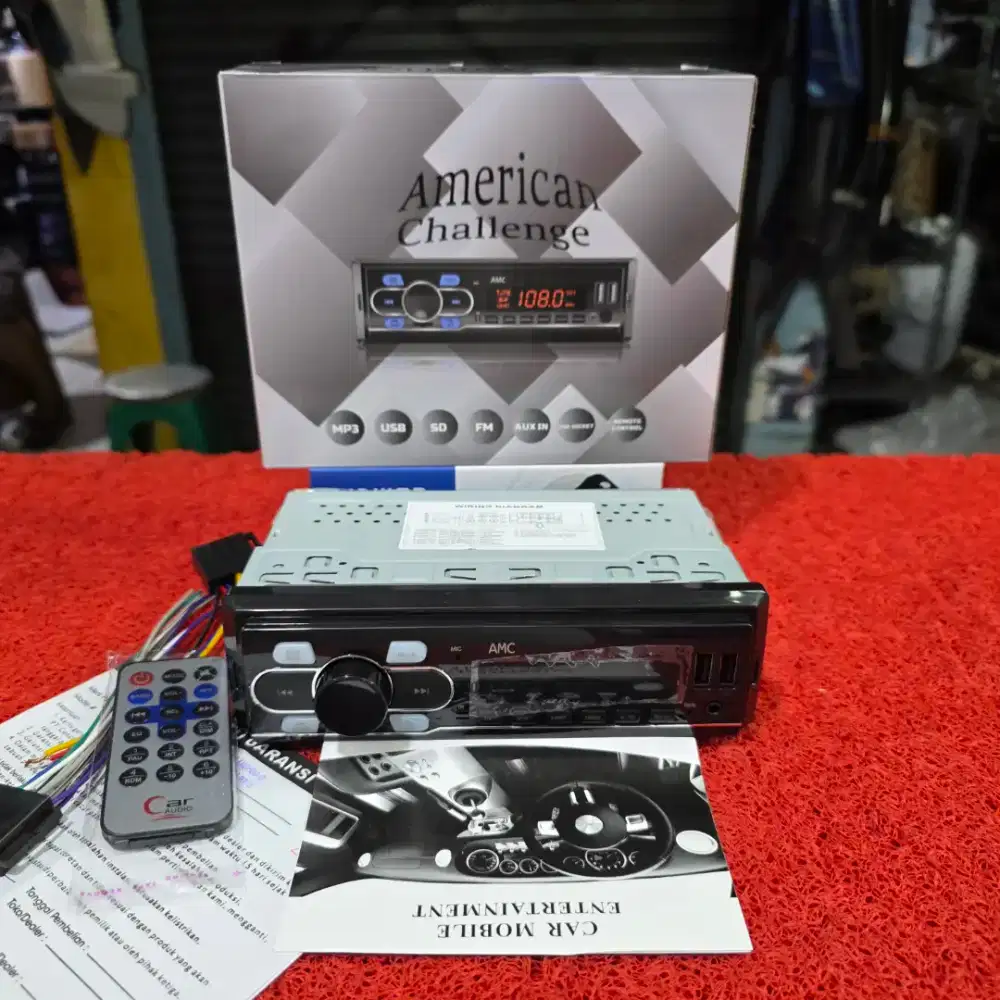 Head Unit Single Din American Challenge AMC-1005.ABC Bluetooth USB