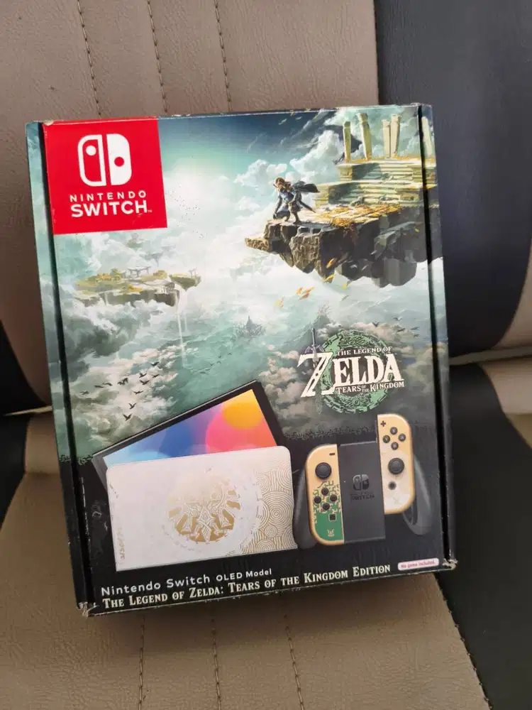 nitendo switch oled zelda edition