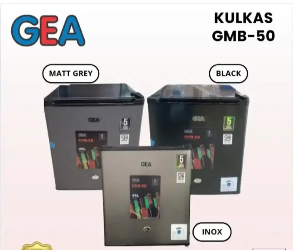 Kulkas GMB-50 Mini Bar Warna Hitam