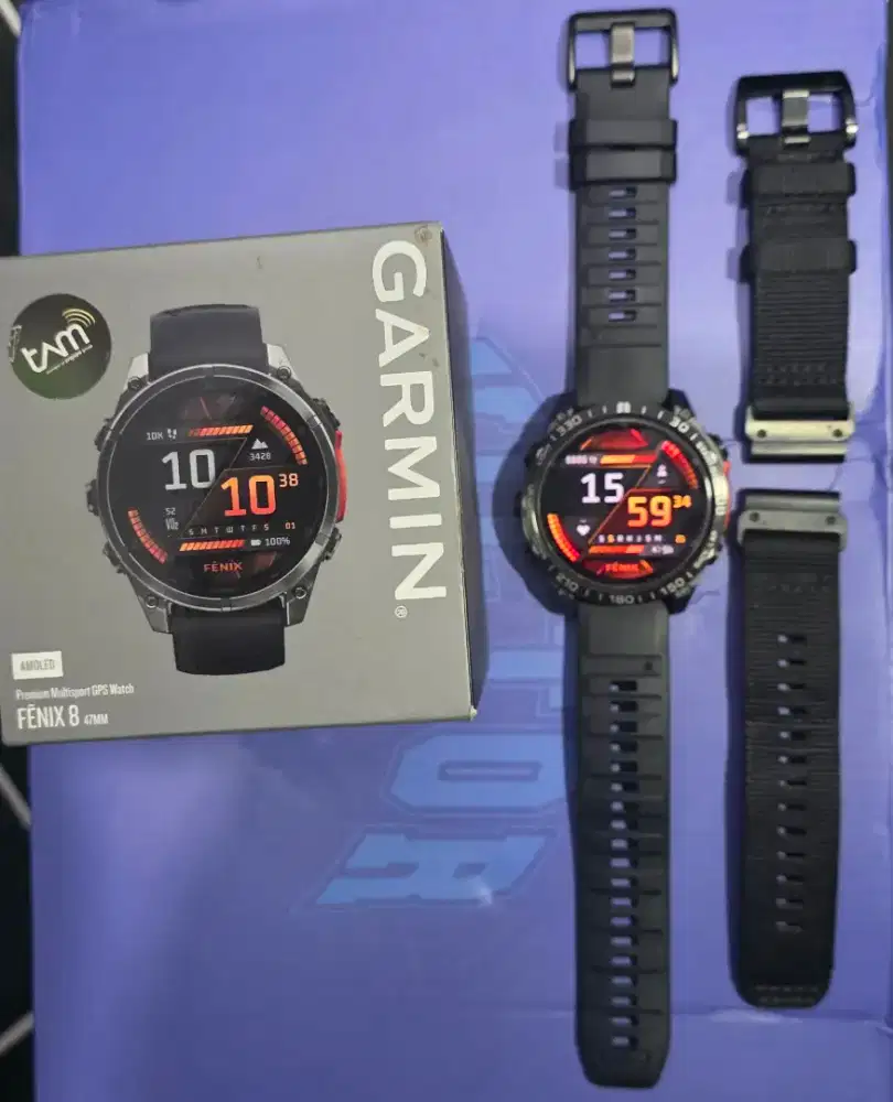 Garmin Fenix 8 Amoled 47mm Garansi TAM Panjang