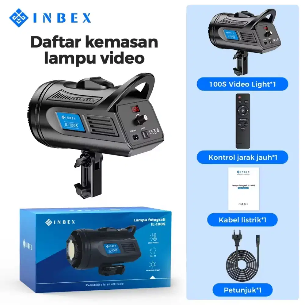 Lampu Fotografi  Inbex IL100S