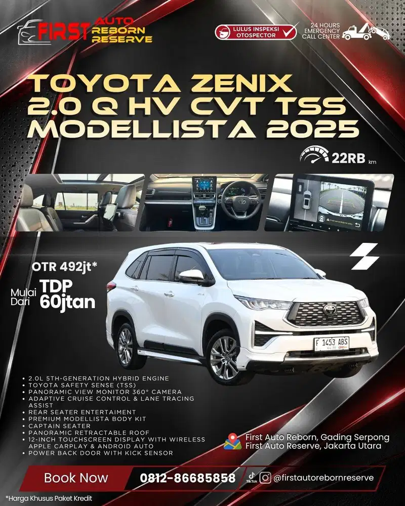 Toyota Innova Zenix 2.0 Q Hybrid Modellista 2025