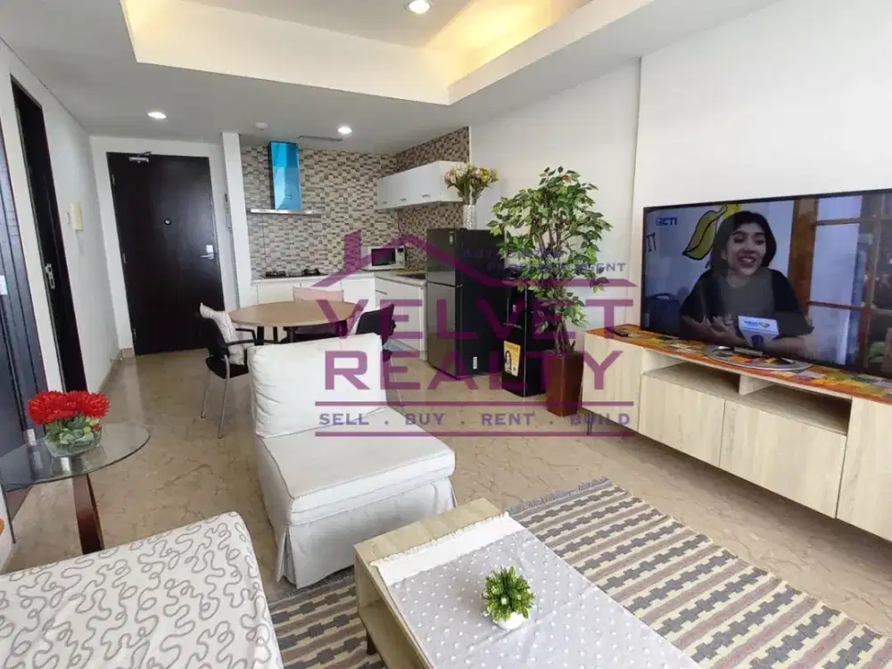 Disewakan Apartemen Royale Springhill Kemayoran 1BR Luas 79m2 #VR963