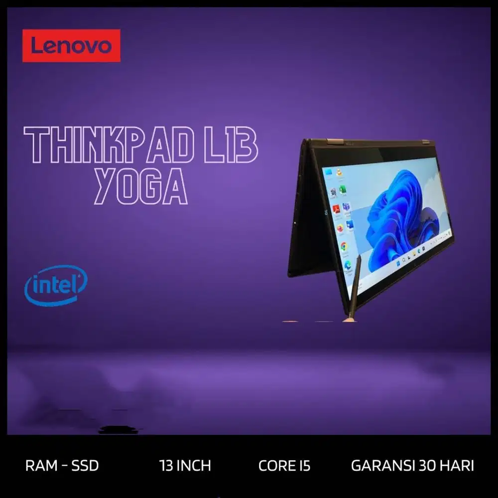 Laptop Lenovo Thinkpad L13 Yoga 2nd Core i5 Gen 11 Ram 16GB *RRC