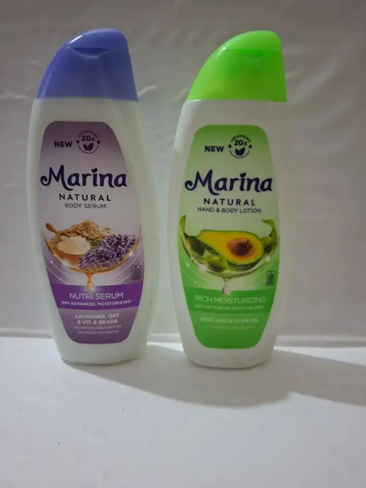 HARGA PROMO: Marina Natural Hand & Body Lotion/ Serum 190 ml (per pcs)
