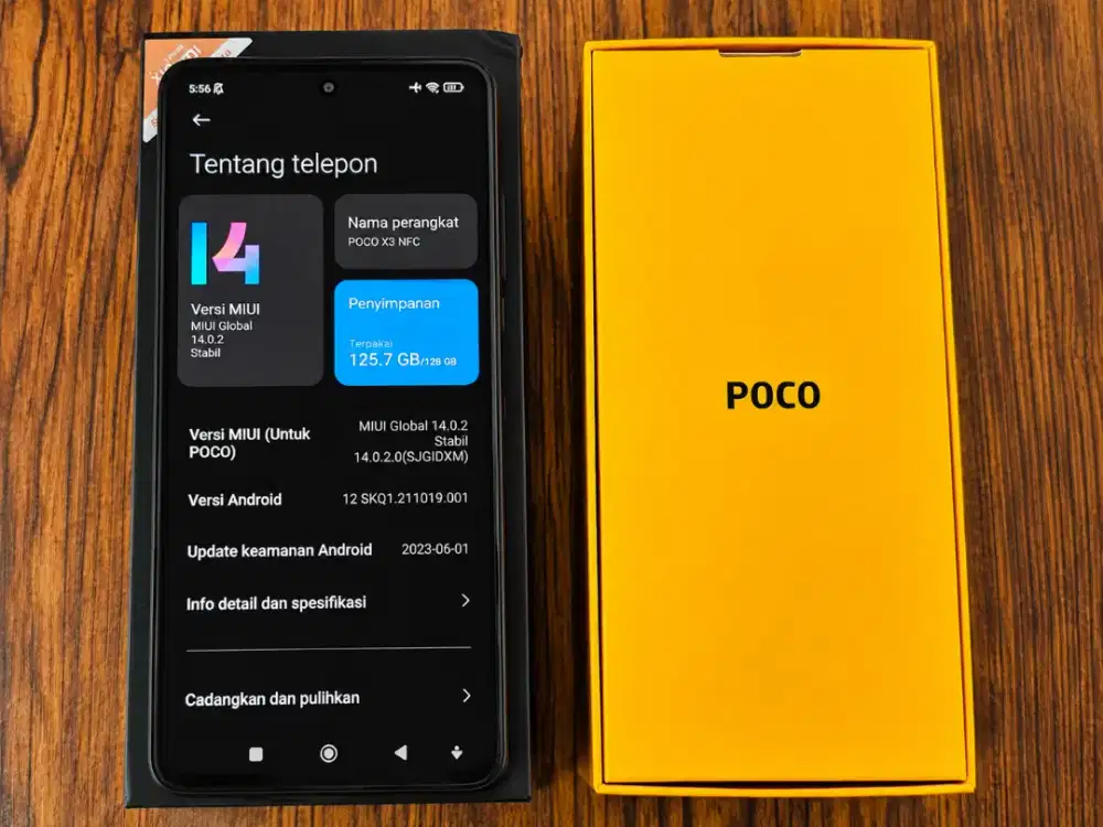 DIJUAL POCO X3 NFC 8/128 GB - BLUE