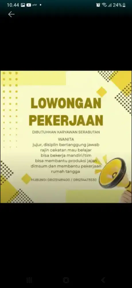 Dibutuhkan serabutan ART