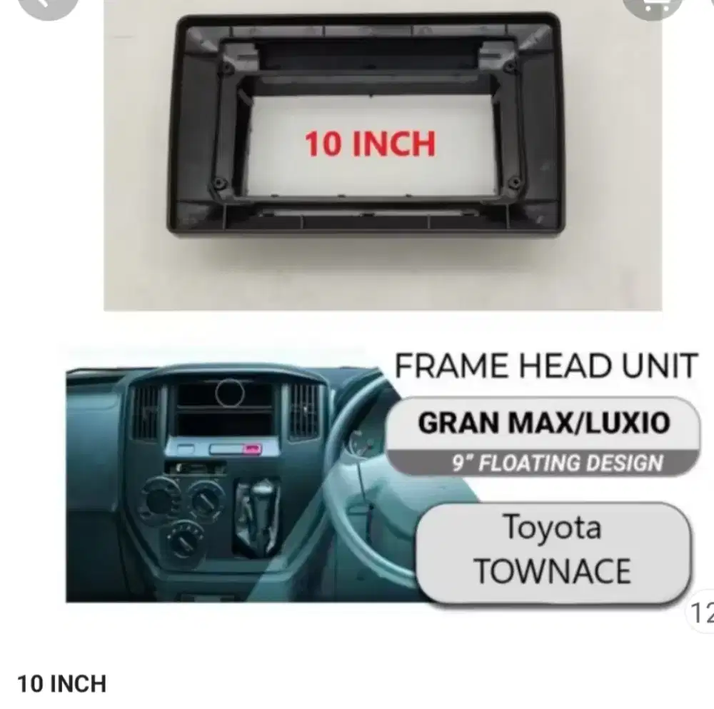 Frame head unit 10' luxio