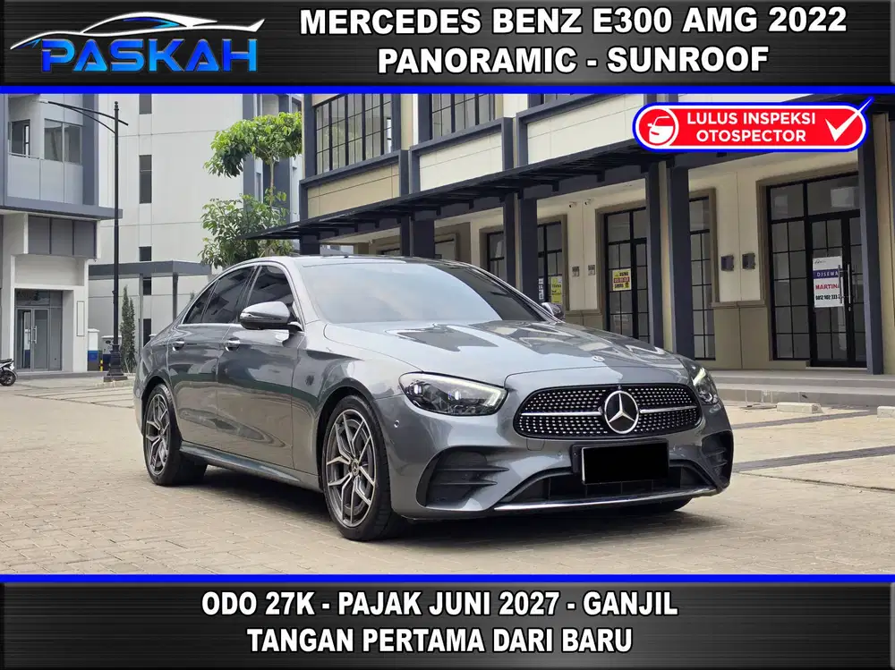 BUNGA=4% TAX=JUNI-2027 Genap Mercedes BENZ E300 AMG 2022 e 300 2022
