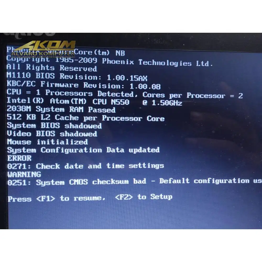 Motherboard Axioo Pico PJM M1110