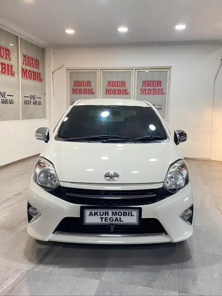 DP 20JT ! TOYOTA AGYA 1.0 G MATIC 2015 PUTIH  SIAP PAKAI KREDIT MUDAH