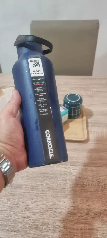 Corkcicle Navy Blue.