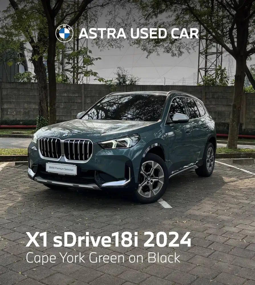 WARNA FAVORIT! BMW X1 SDRIVE1.8i XLINE U11 TERBARU, CAPE YORK GREEN!