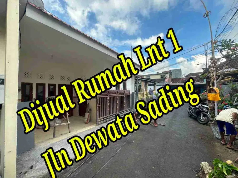 Dijual Rumah Minimalis Lnt 1 di Jln Dewata Permai Sading Denpasar Utara Bali