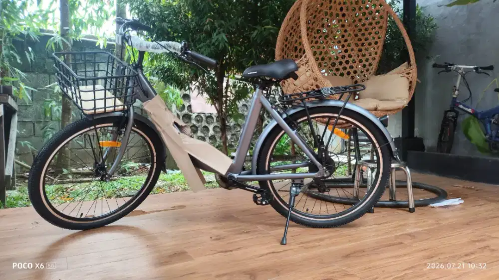 Adult Teenage Women's Bike 26 Inch Pacific Ofo City Bike Alloy