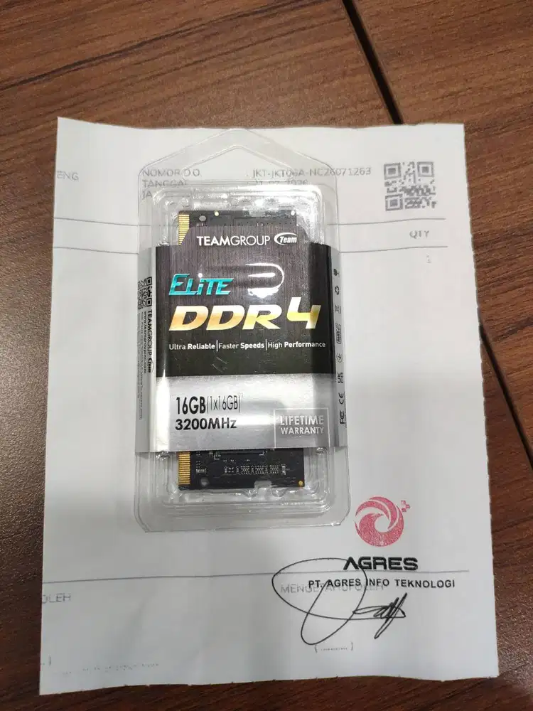 RAM Laptop DDR4 3200 16GB Team Elite Plus SODIMM Memory 16 GB 3200MHz