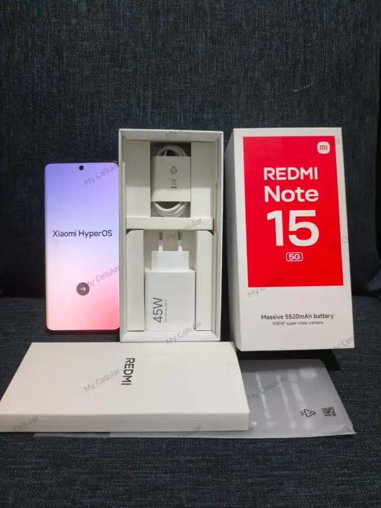 Xiaomi Redmi Note 15 5G (Garansi Like New Fullset)