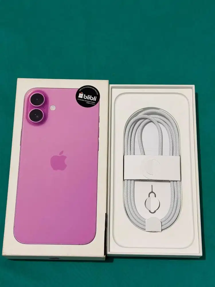 Iphone 16 plus 256Gb fullset ori garansi on