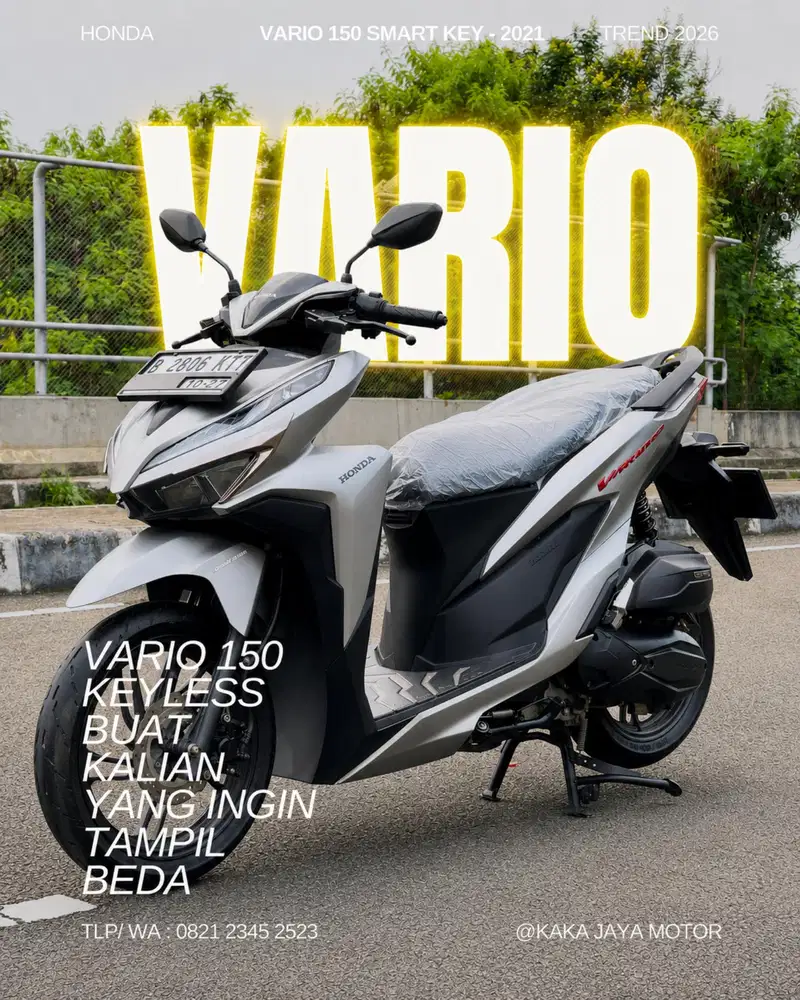 [ISTIMEWA] VARIO 150 KEYLES 2021 Barang Dijamin Bagus