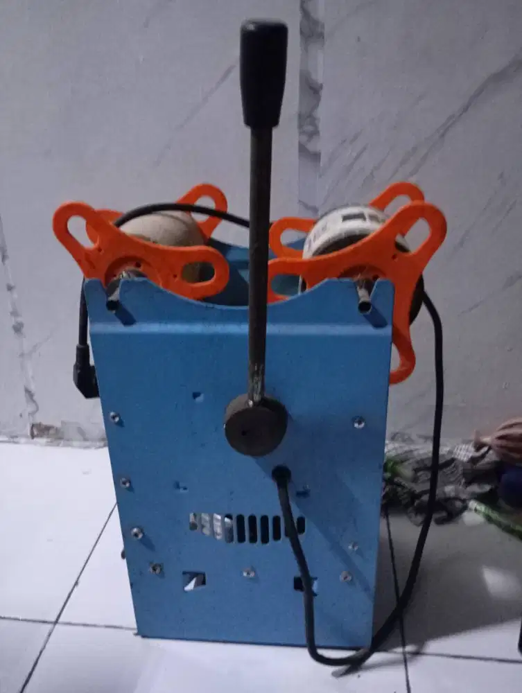 Jual Cepat Mesin Press Cup Sealer Masih Bagus Banyak Bonus Bisa Nego