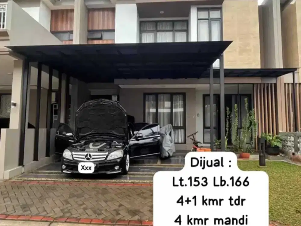 Dijual Rumah Cantik Semi Furnish Kota wisata Cibubur Siap huni