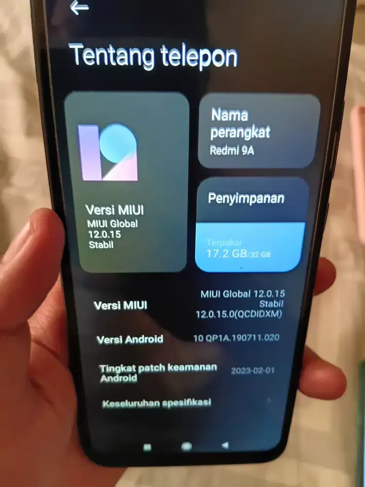 Jual redmi 9A ram 3/32