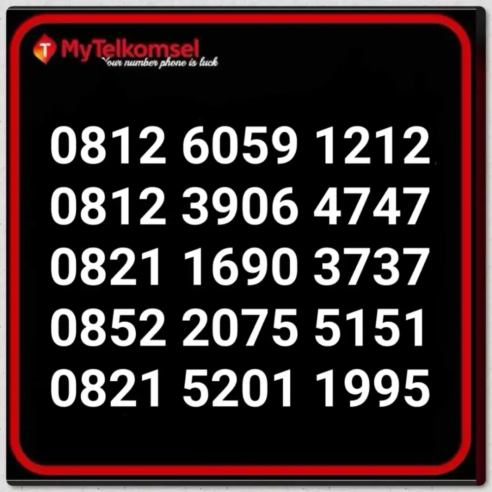 Nomer cantik simpati