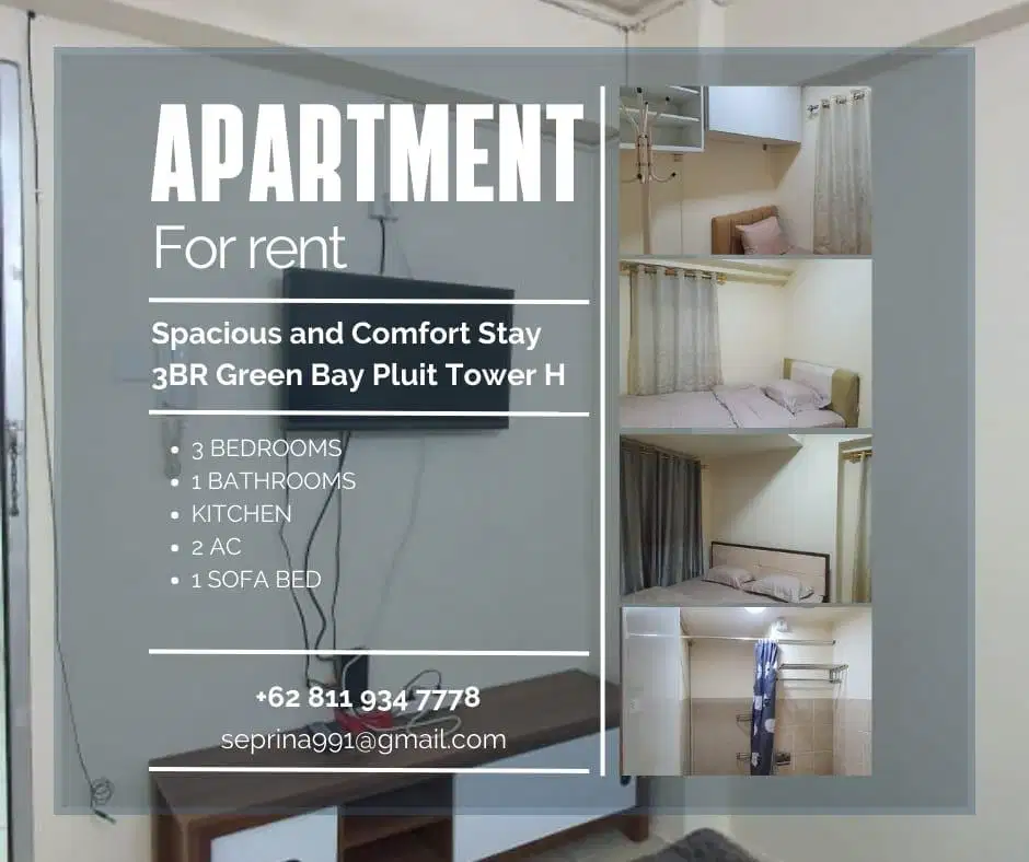 Apartement for Rent (Disewakan)
