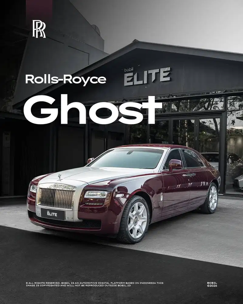 NIK 2011 Rolls-Royce Ghost SWB Series I Deep Maroon & Silver